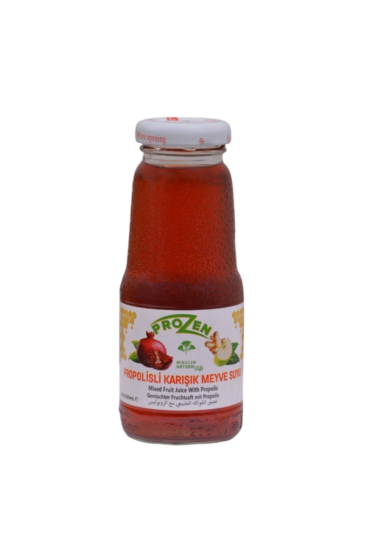 Achillea Natural Life Prozen Gerçek Propolisli Karışık Meyve Suyu 200 ml 12 Adet