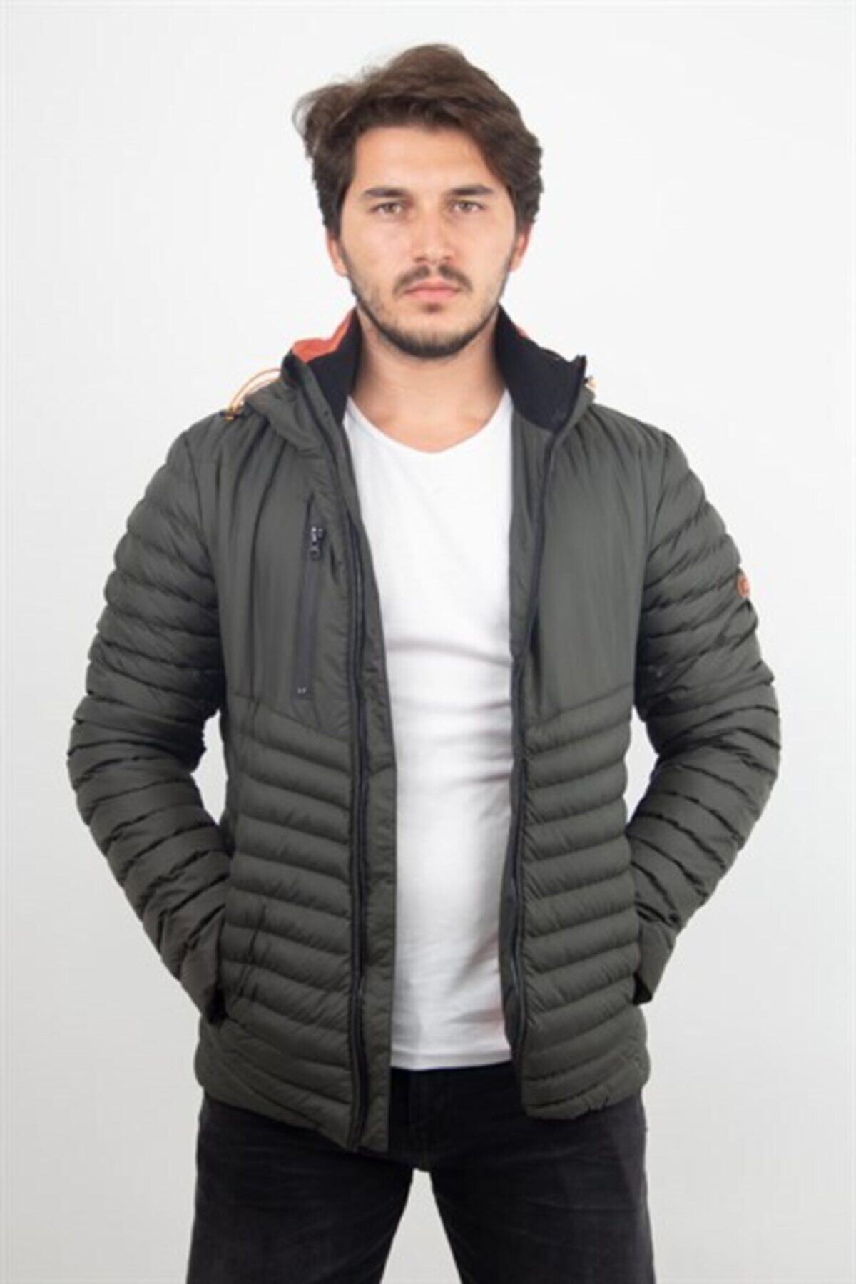 Cazador Erkek Haki Şişme  Mont