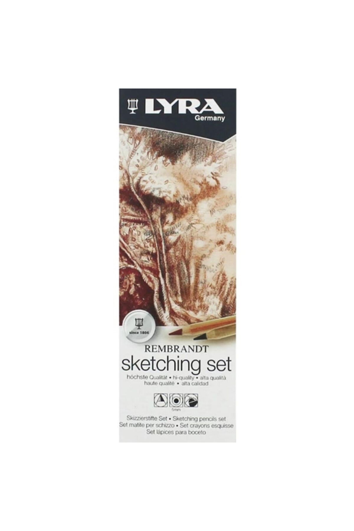 LYRA Rembrandt 6'lı Metal Kutu Eskiz Set L2051060