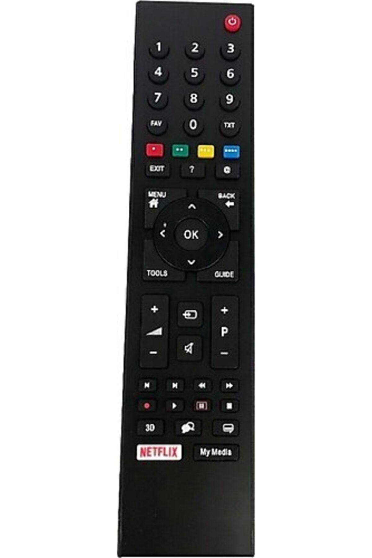 Arçelik Beko Altus Grundig Smart Lcd Led Tv Uyumlu Televizyon Kumandası Netflix Tuşlu Kumanda