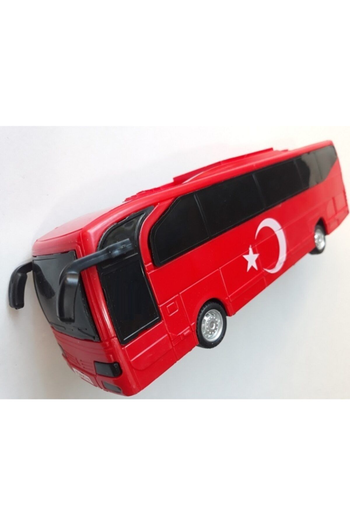 OYUNCAKSAHİLİ Futbol Milli Takım Otobüsü Sürtmeli Kırılmaz Oyuncak 23cm Sürt Kendi Hızlanır