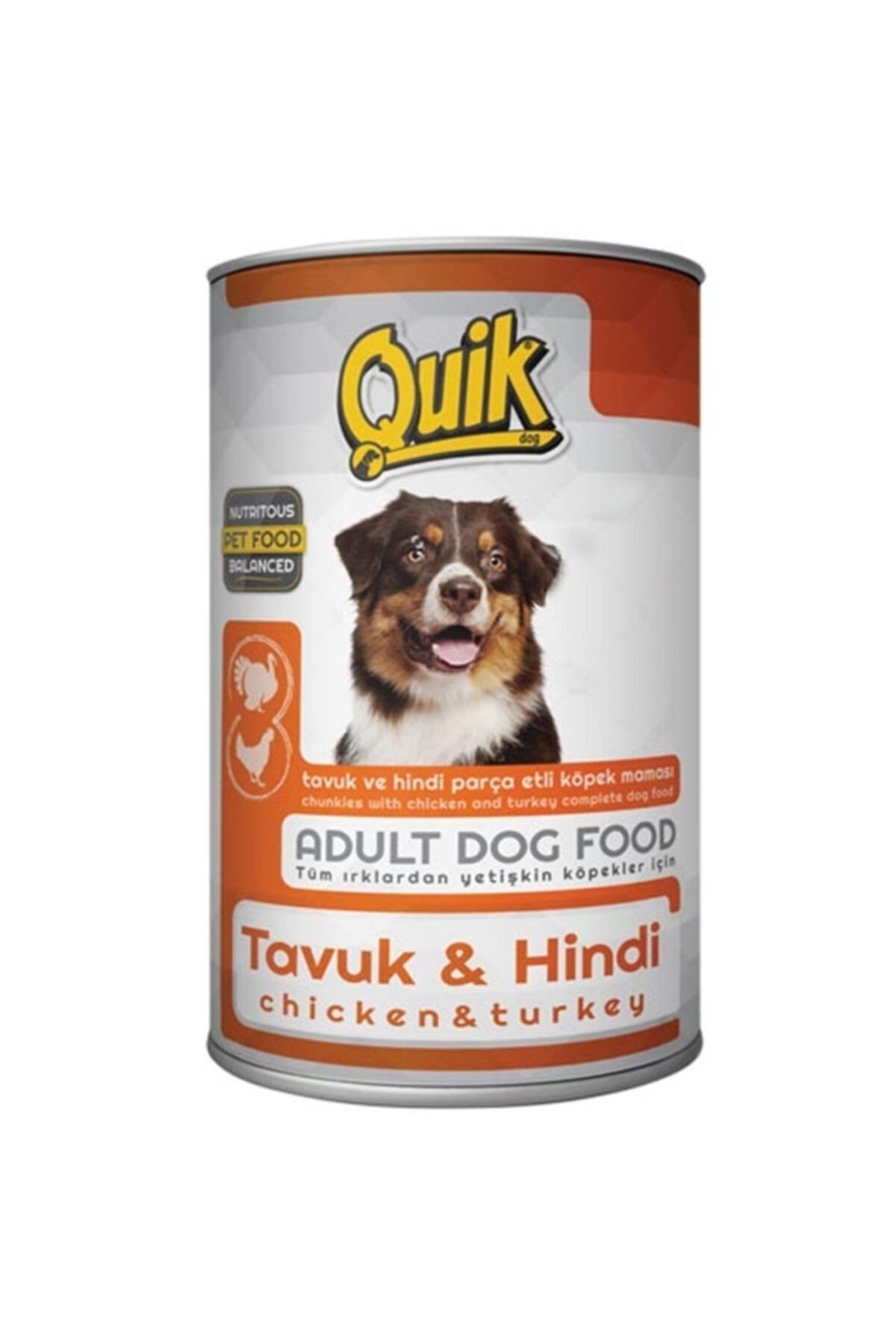 Quik Köpek 415 Gr Tavuk-hindi Konserve