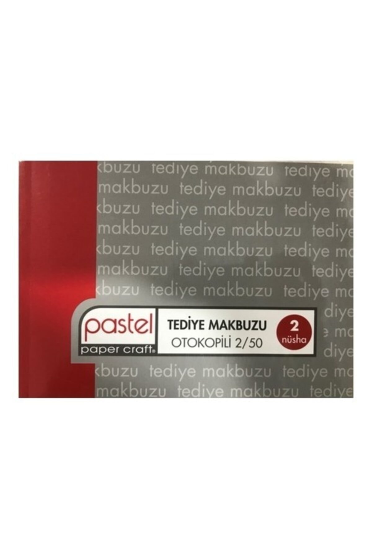Pastel Tediye Makbuzu (14x20 Cm Ölçülerinde A5 ) Otokopili 2/50 (2 Nüsha) 24 Adet