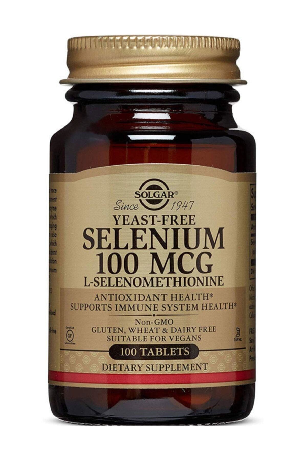 Solgar Selenium 100 mcg 100 Tablet 033984025516