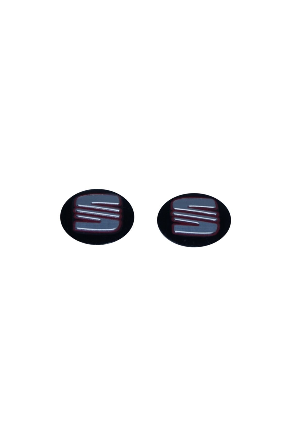 Bross Otomotiv Seat Araç Anahtar Logo Amblemi 14 mm Çap 2 Adet