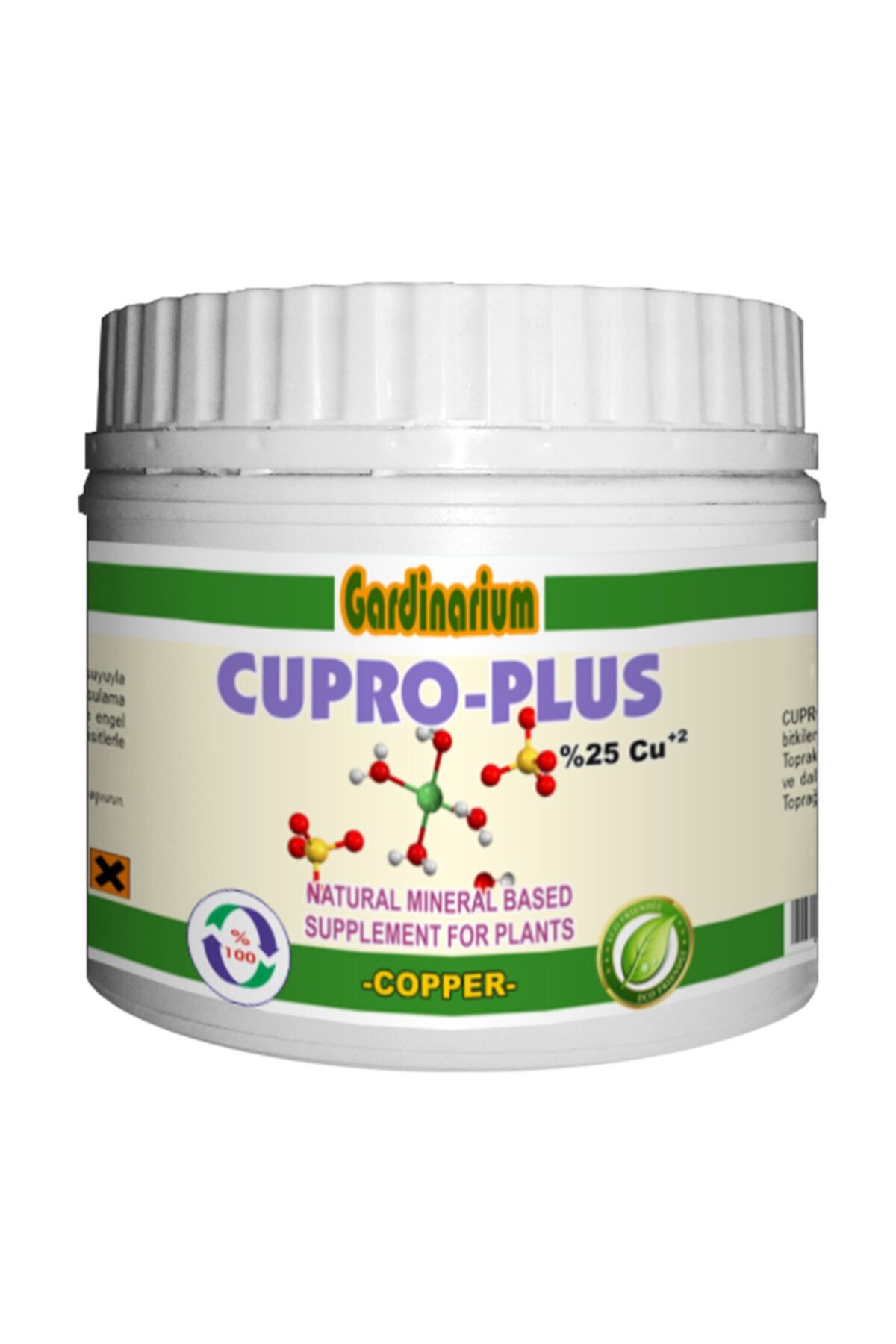Gardinarium Cupro-plus Powder  Bitkiler Için Bakır Takviyesi 500gr
