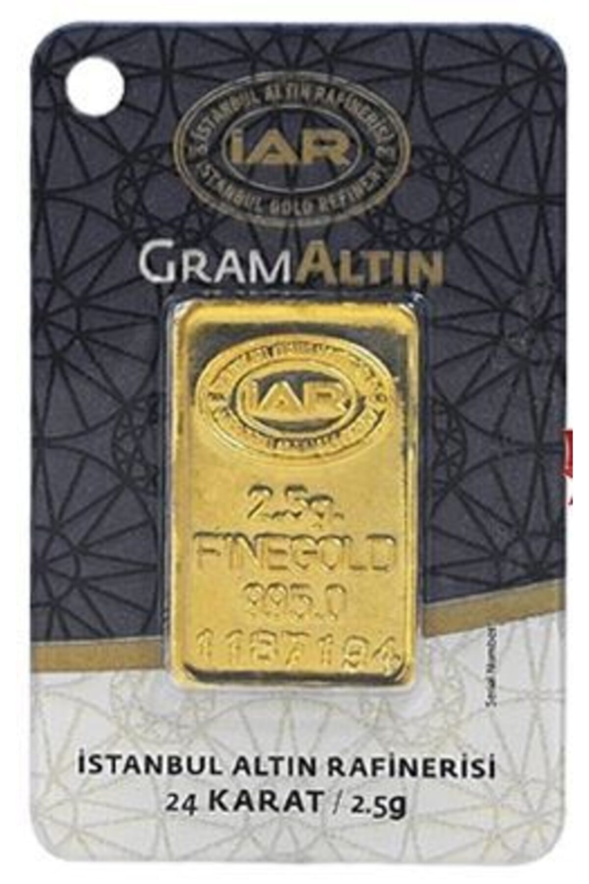 Uygun 2,5 Gram Altın 24ayar (iar 2,5 Gr) + 4 Adet Kalem Pil