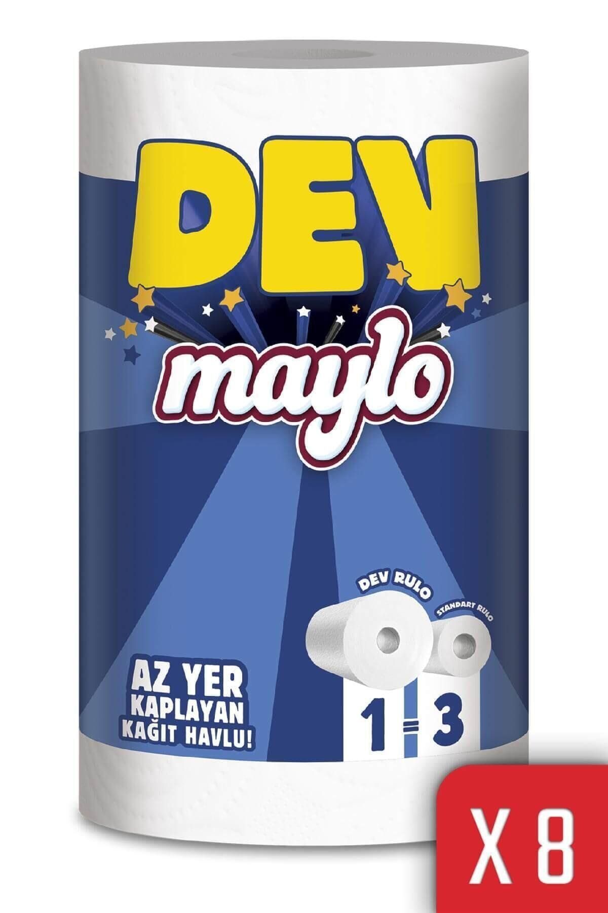 Maylo Çift Katlı Dev Kağıt Havlu 8'li Paket