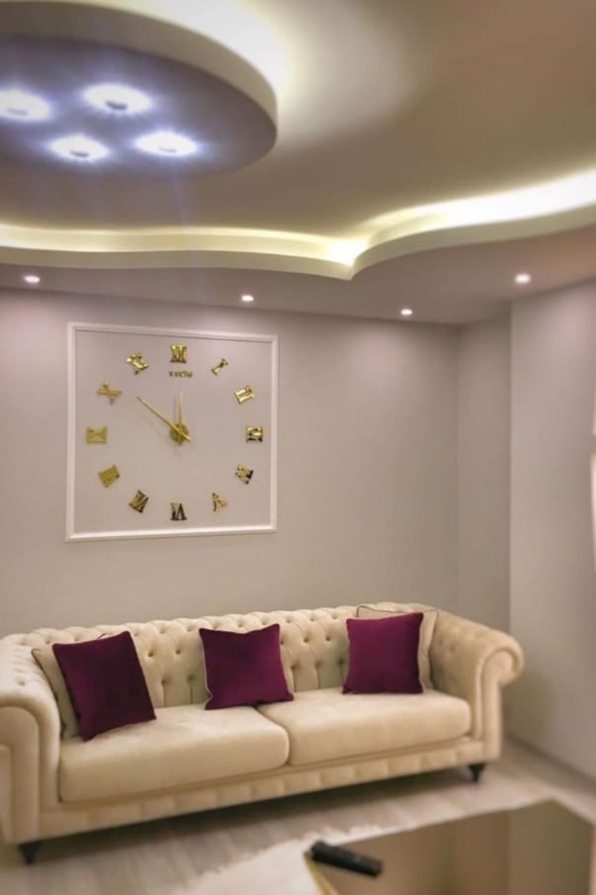 SepetteBiz Boyanabilir Çıta 2,5 Cm Saat Çercevesi (KESİM HAZIR PAKET) 21