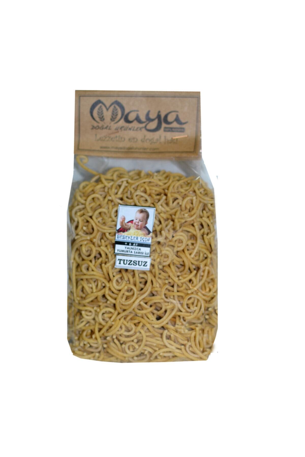 MAYA DOĞAL ÜRÜNLER Spagettı Bebekler Ve Çocuklar Için Küçük Kesim Rüşeymli Makarna ( Tuzsuz) 500gr