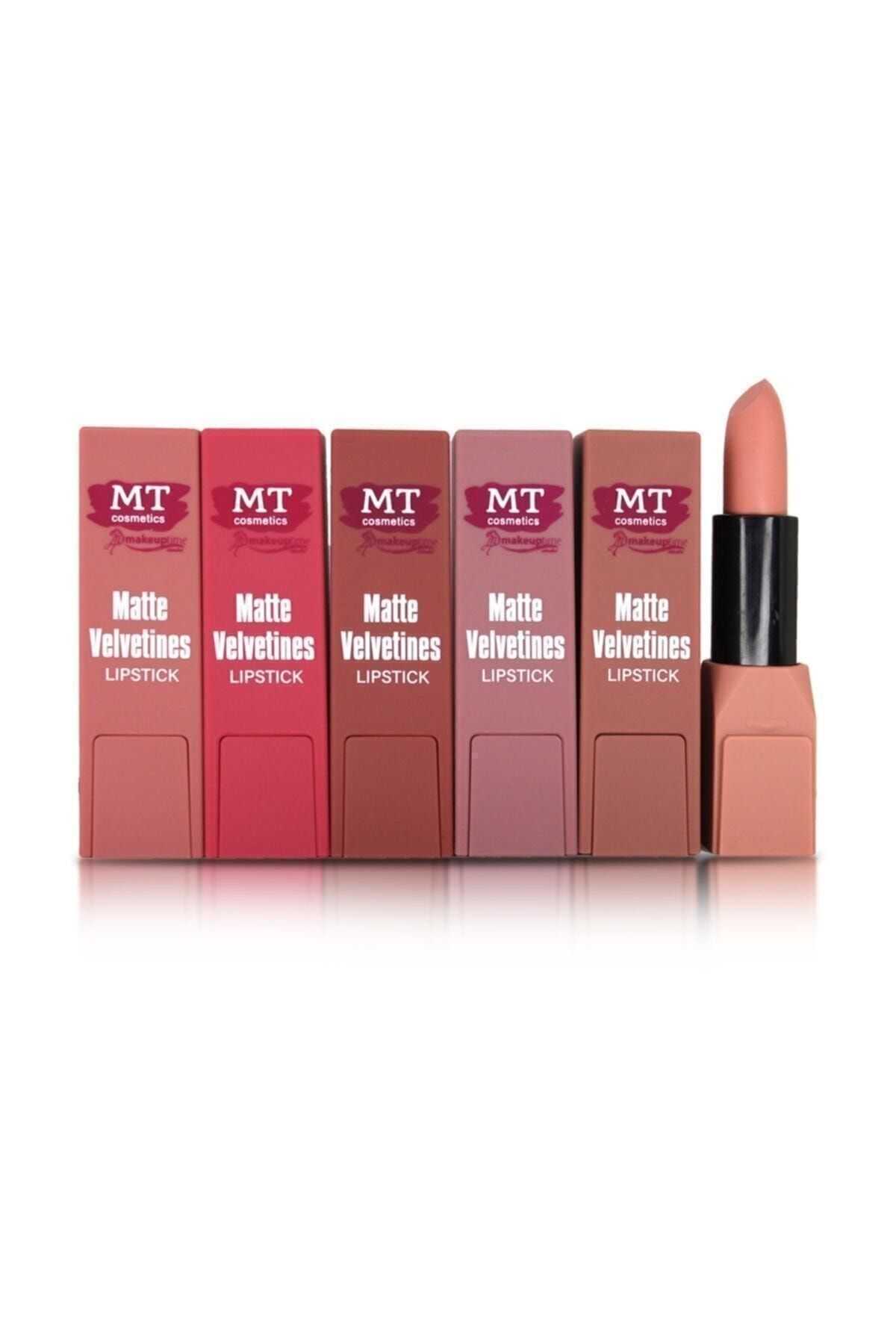 Makeuptime Matte Velvetines 6'lı Ruj Seti 02