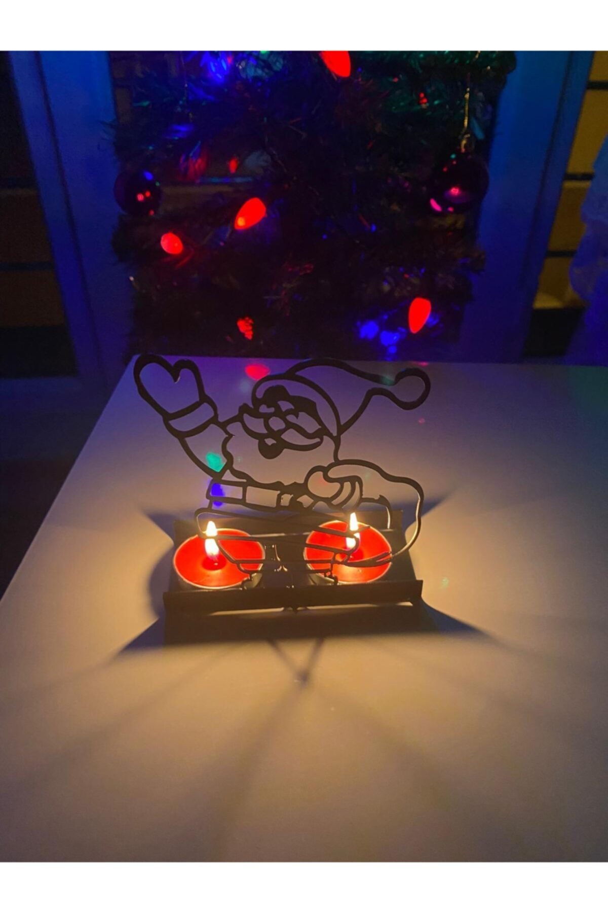 evimobidesign Metal Mumluk Noel Baba Yılbaşı Özel Tasarım