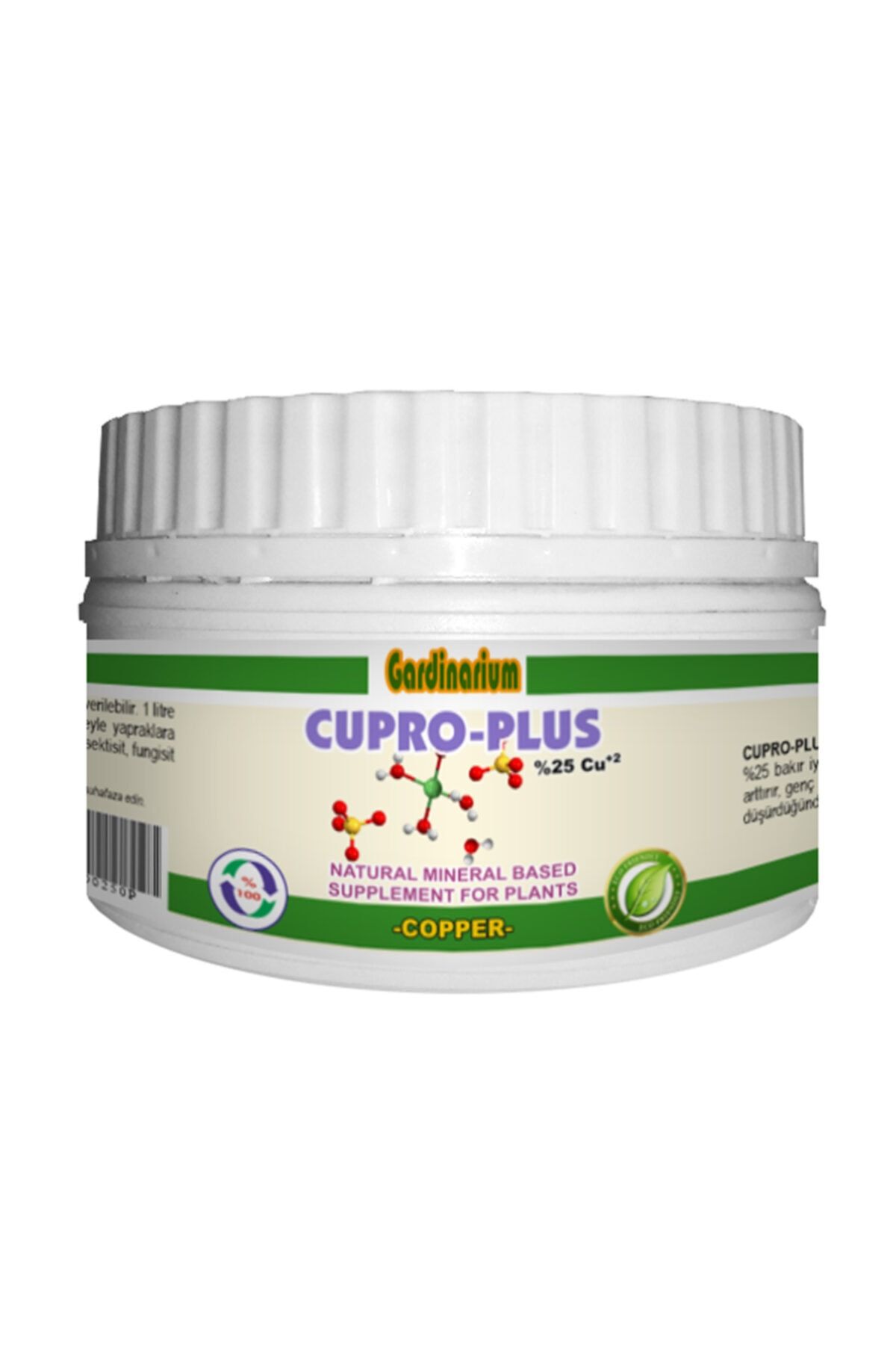 Gardinarium Cupro-plus / Powder (bitkiler Için Bakır Takviyesi) 250 Gr