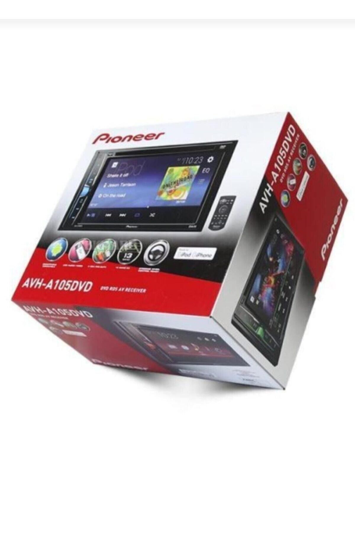 Pioneer Avh-a105dvd 6.2 Inch Double Teyp Cd Çalar Usb Karaoke Rds 4x50w 3 Amfi Çıkışlı Ensağlam