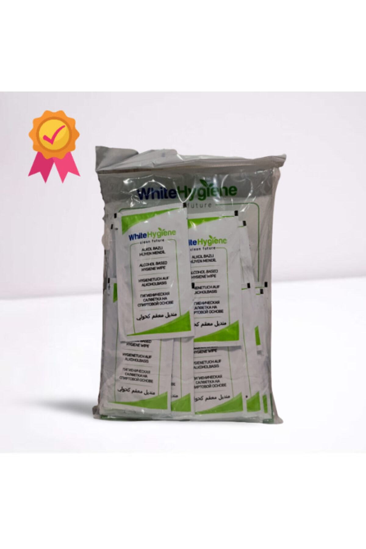 WHİTEHygiene %70 Alkollü Dezenfektan Mendil 7x12 Cm 100 Lü Paket