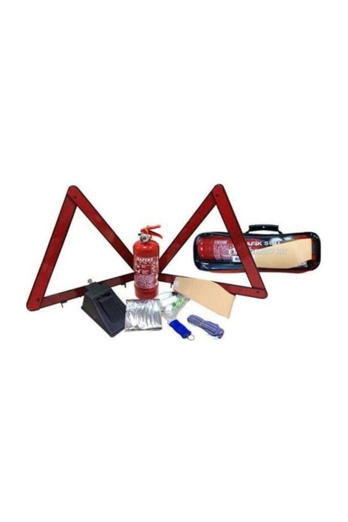 Autokit Karayollarına Uygun Trafik Seti Ilkyardım Çantası