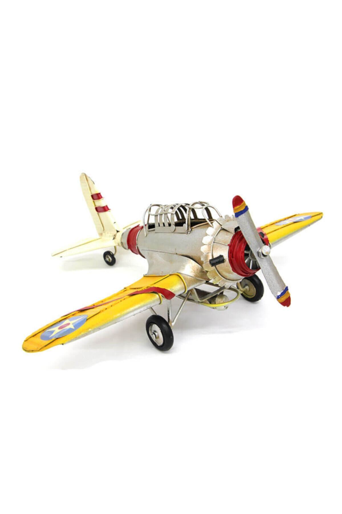 iloveit El Yapımı Metal Savaş Uçağı Maketi