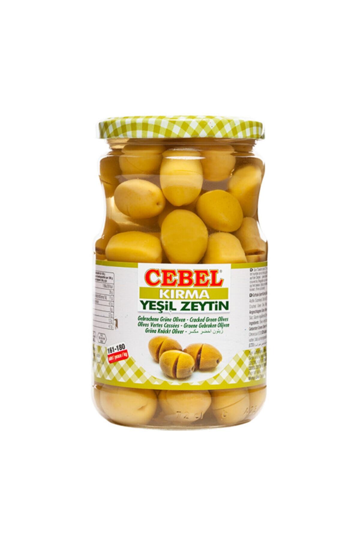 Cebel Yeşil Zeytin Domat Kırma 400 Gr Cam