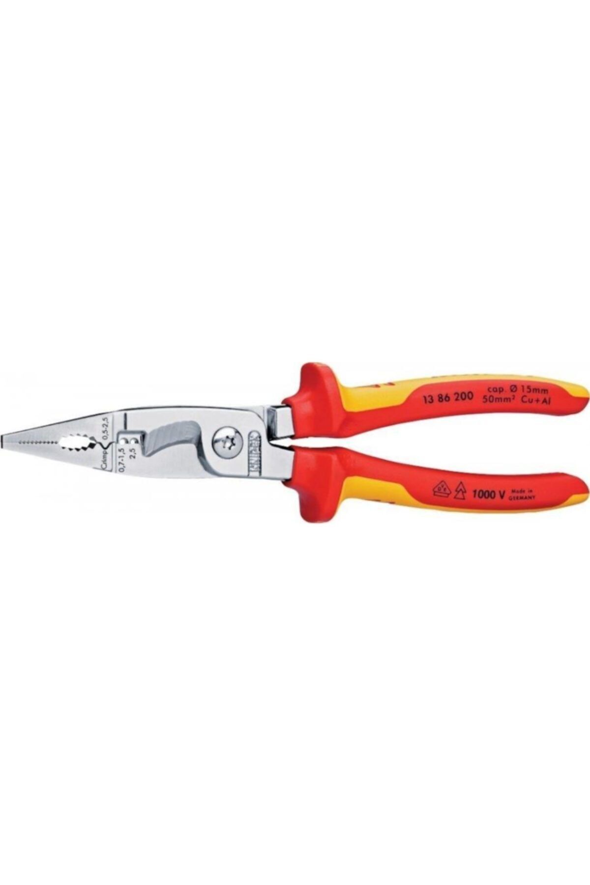 Knipex Çok Fonksiyonlu Elektrikçi Pense, 200 Mm,