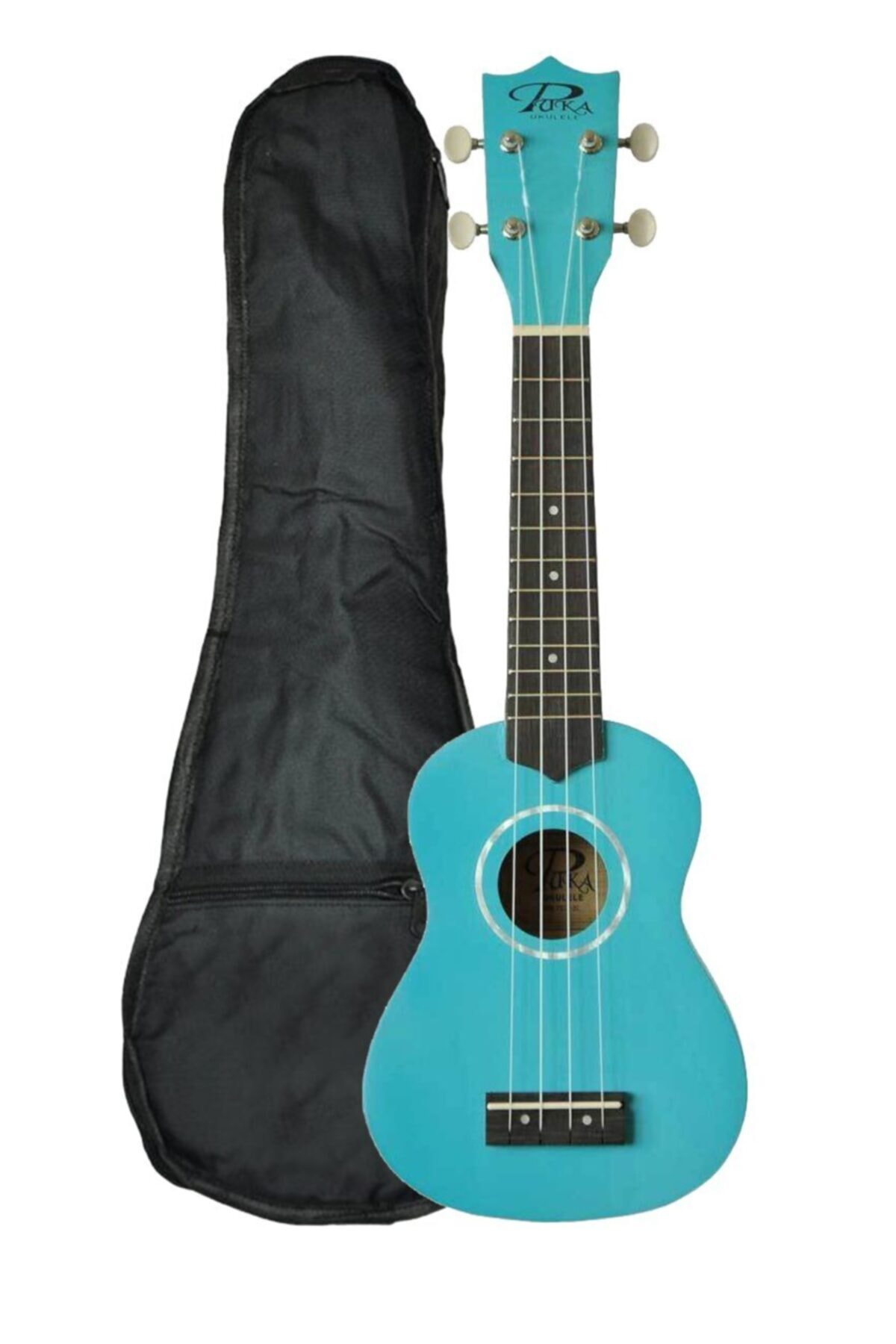 PUKA Pk-10 Mavi Soprano Ukulele (kılıf Hediye)