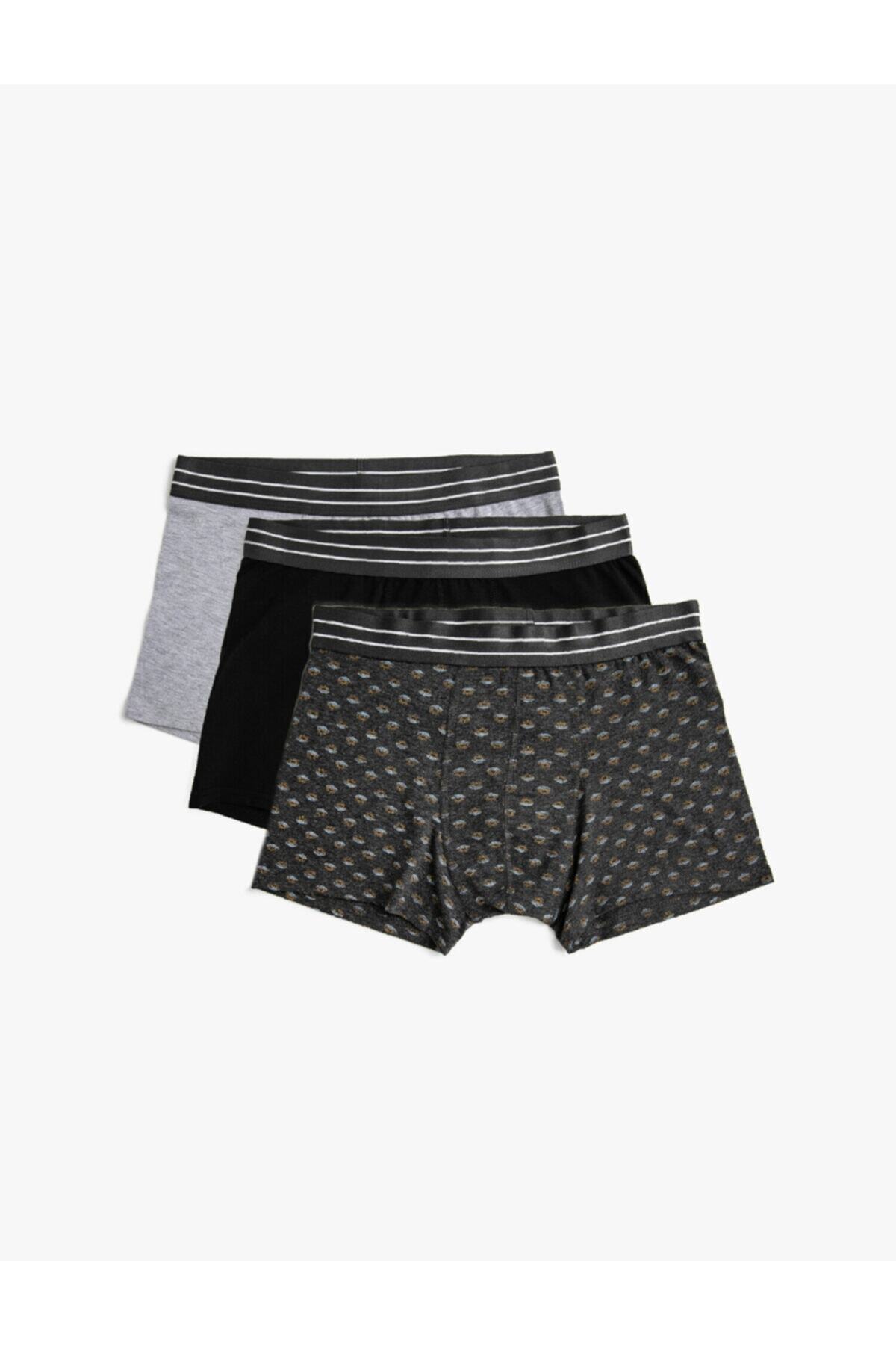 Koton Boxer Seti 3'lü Takım Pamuklu
