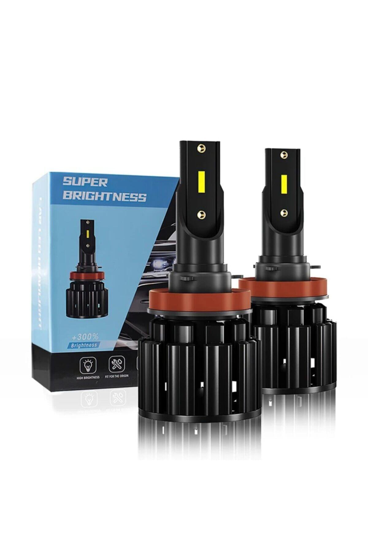 WALZEN H4 Led 10000 Lümen Xenon Led Zenon Far Ampulü Yeni Nesil Şimşek Etkili