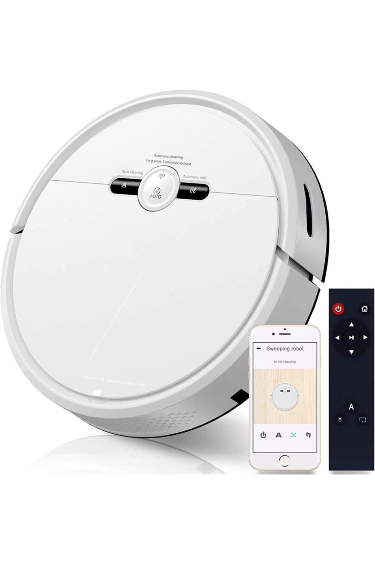 Alveus X2s Pro Vacuum Mop Cleaner - Robot Süpürge Ve Paspas- Beyaz