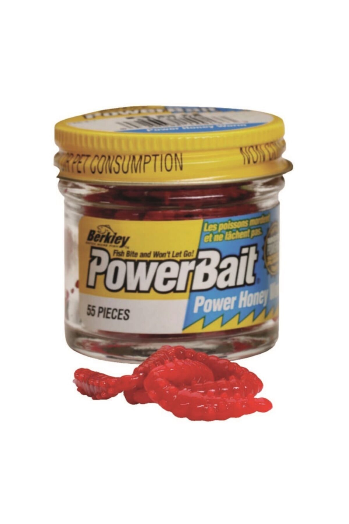 BERKLEY Powerbait Honey Worms Sahte Kurt Whıte - 2.5cm