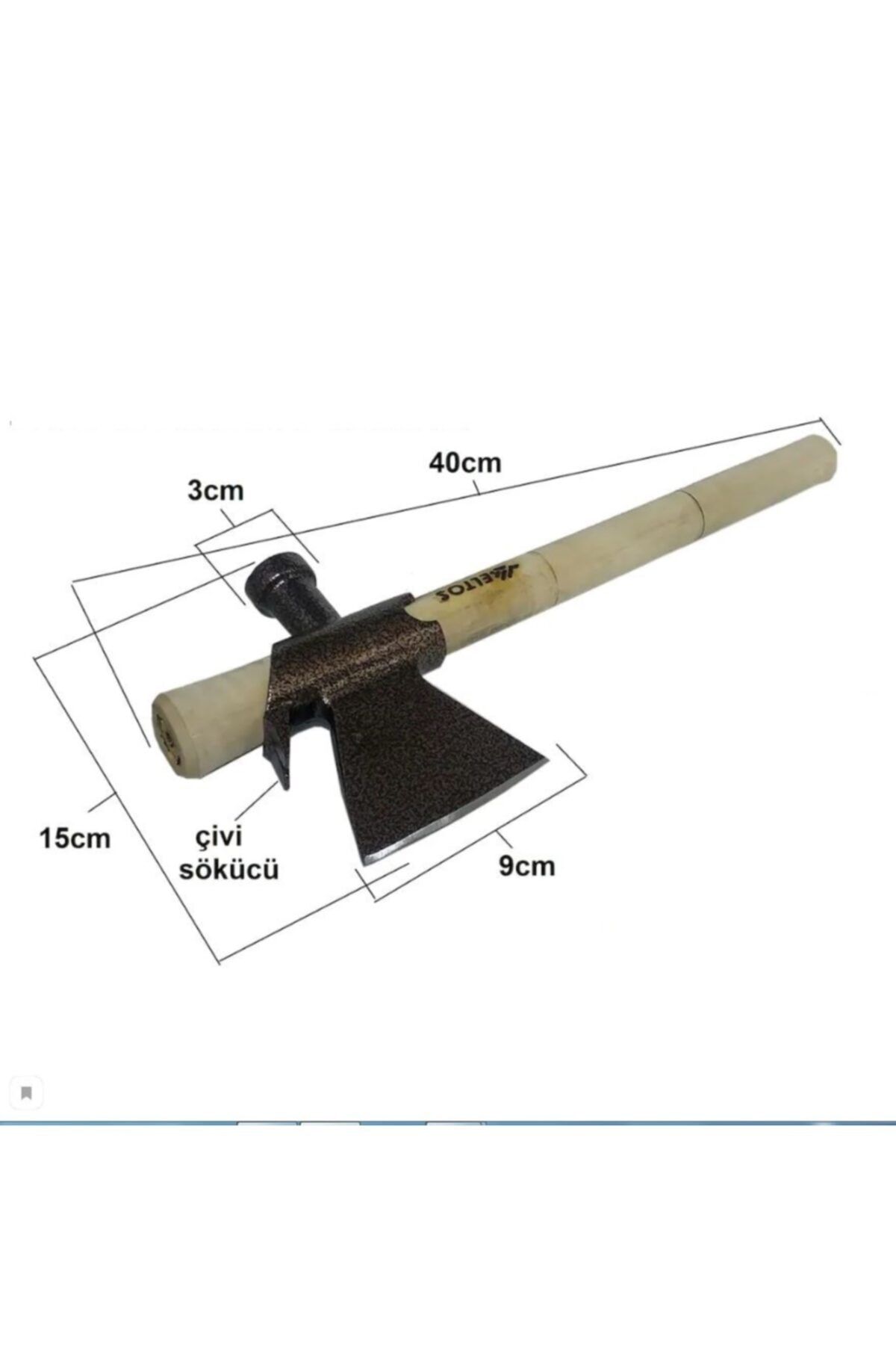 Durbuldum Rus Tipi Nacak Balta 800 Gr. 40 Cm.
