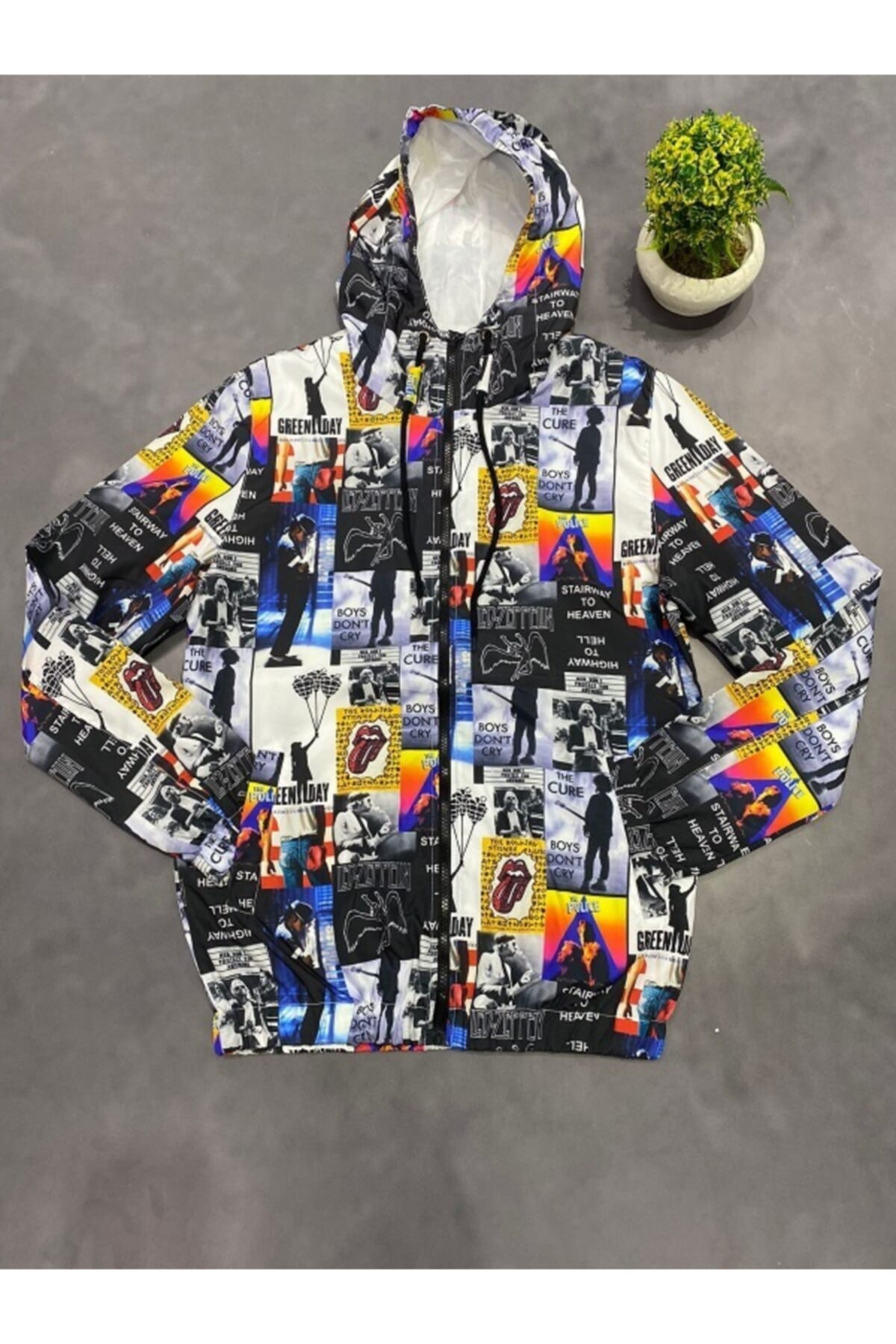 DUMAN GİYİM Baskılı Yağmurluk