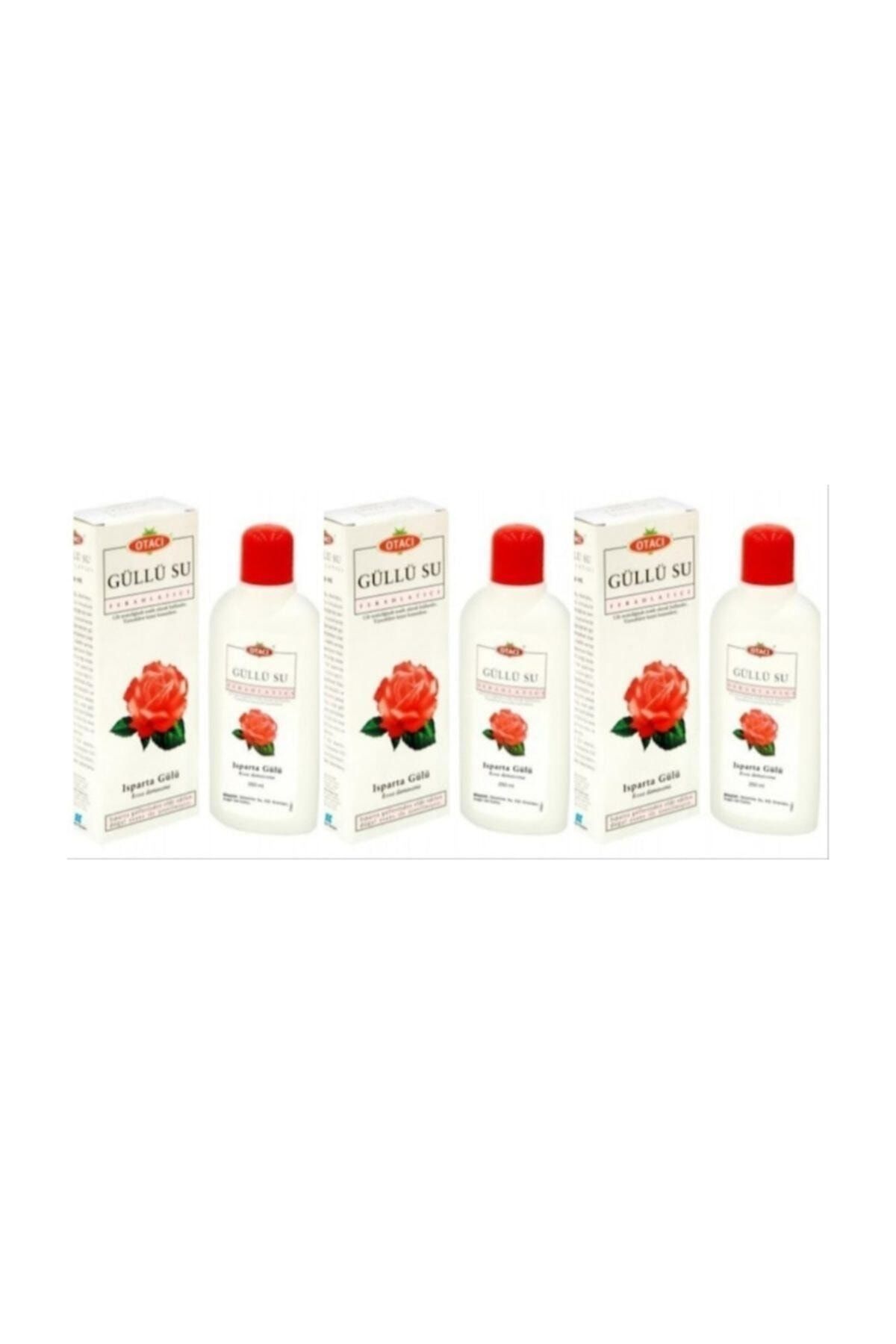 Otacı Gülsuyu Saf Ve Doğal 250 Ml Gül Suyu X 3 Adet