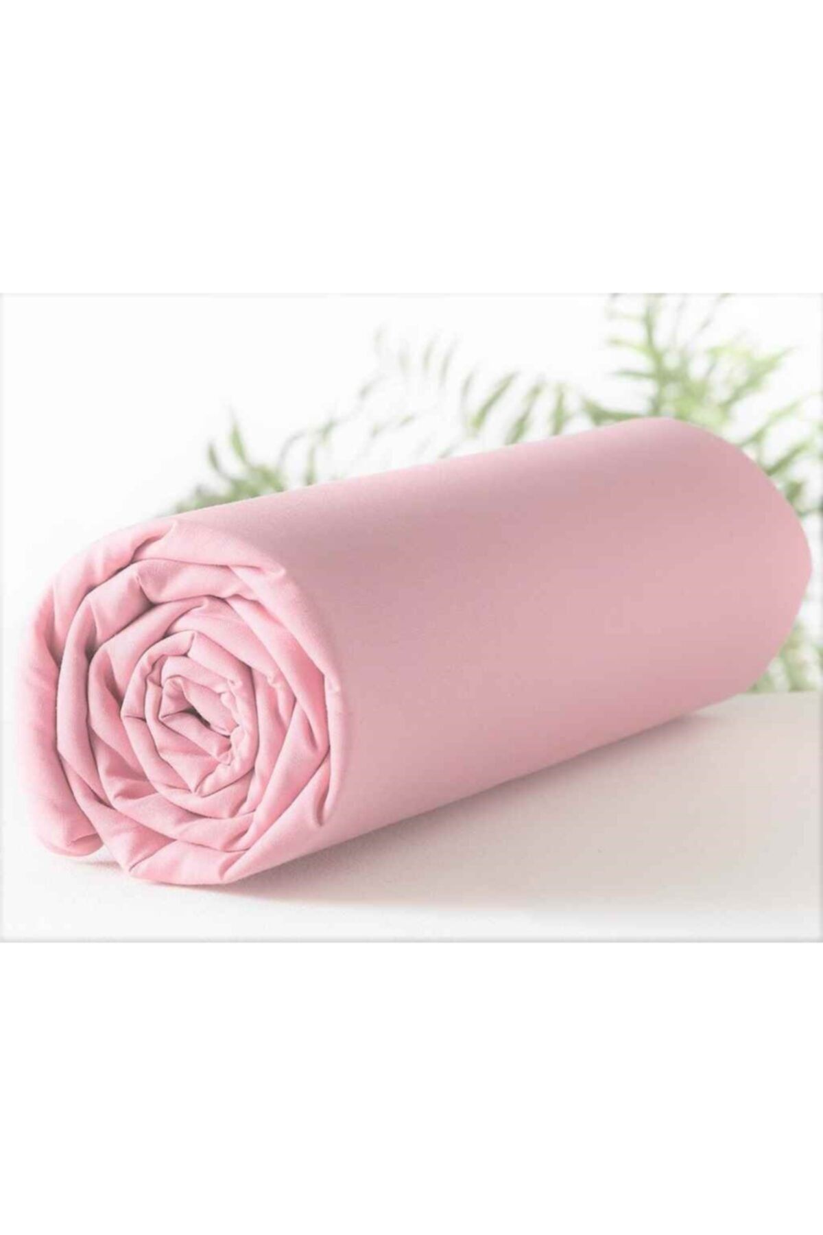 NO NAME %100 Pamuklu Pembe Battal Boy 200x200 Lastikli Çarşaf Takımı