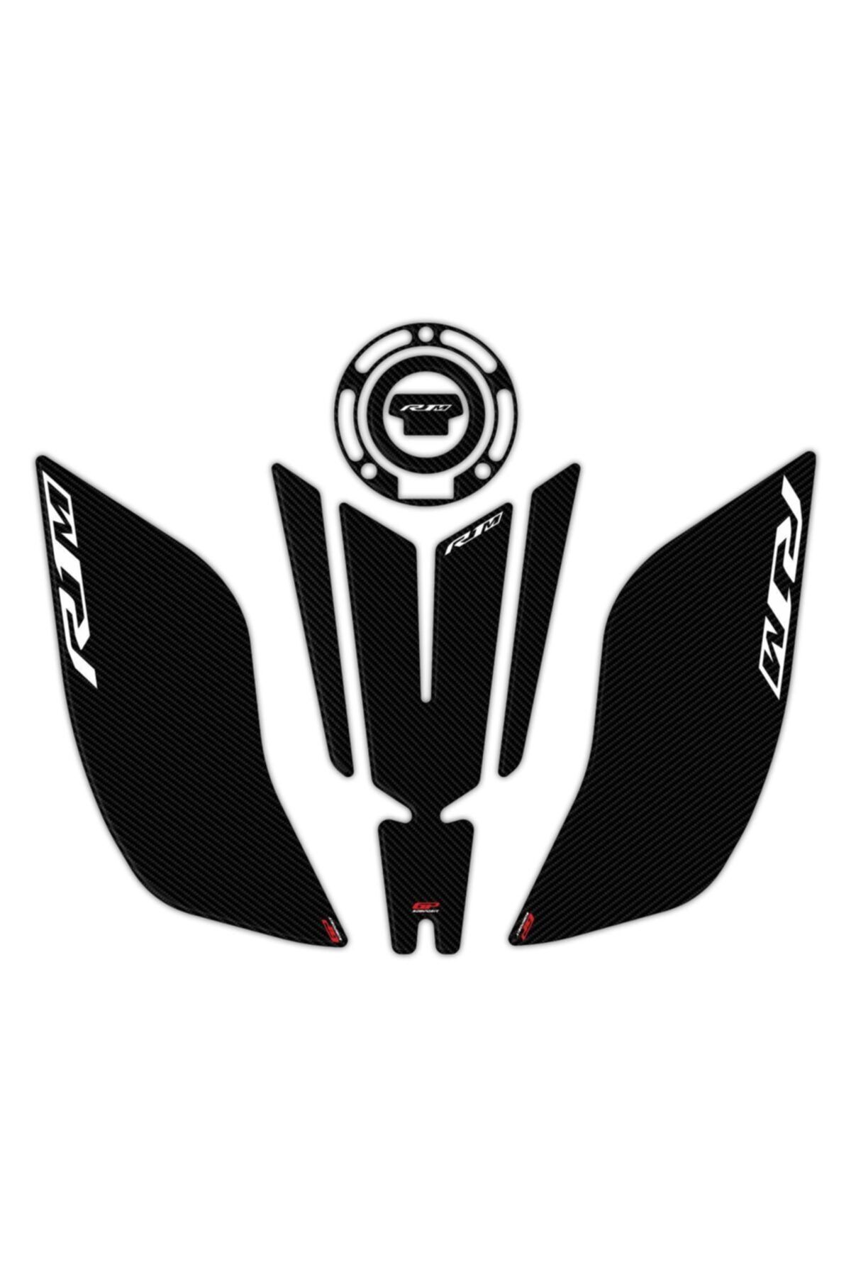 GP KOMPOZİT Yamaha R1m 2015-2021 Uyumlu Tank Pad Seti Karbon