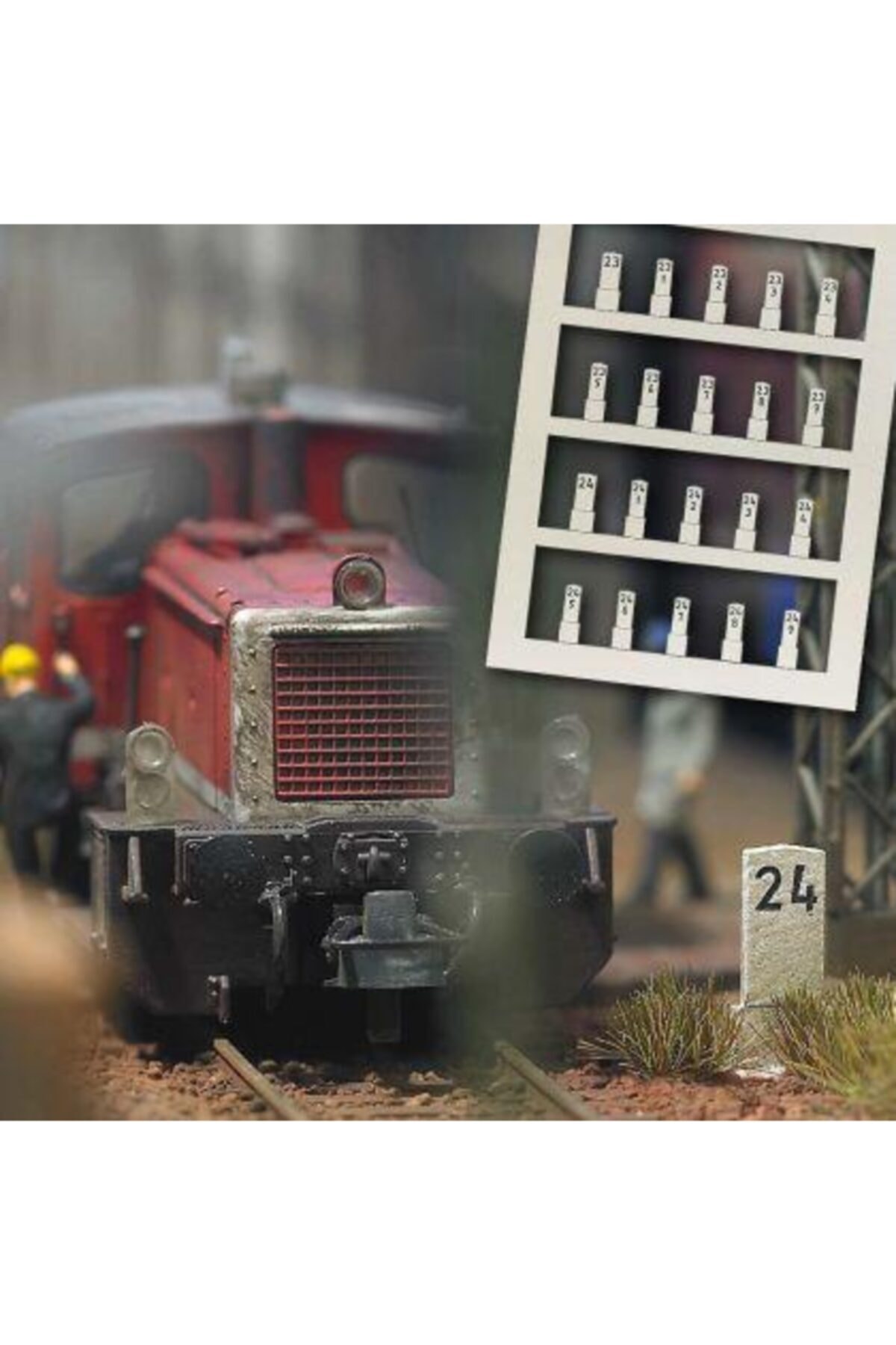 Busch Maket Tren Numaratoru 1/87