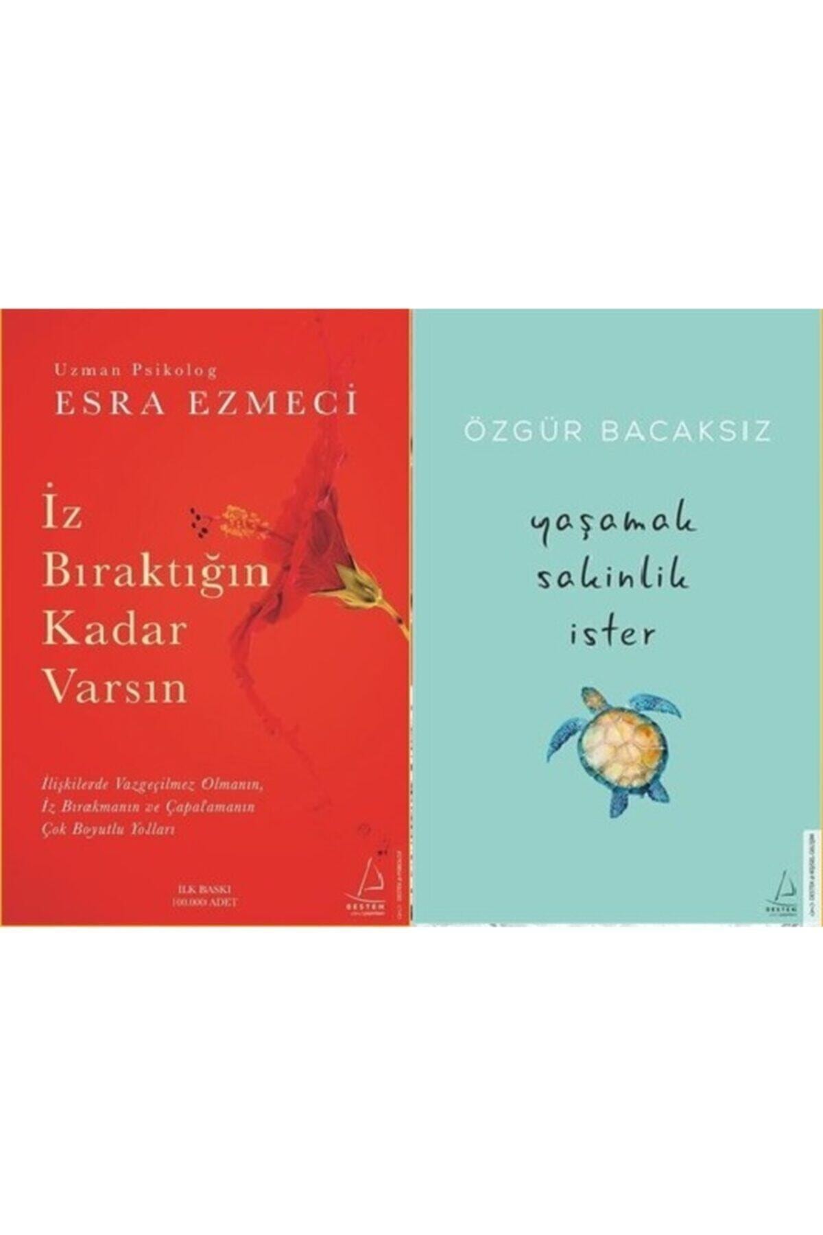 Destek Yayınları Iz Bıraktığın Kadar Varsın Yaşamak Sakinlik Ister 2 Kitap Set
