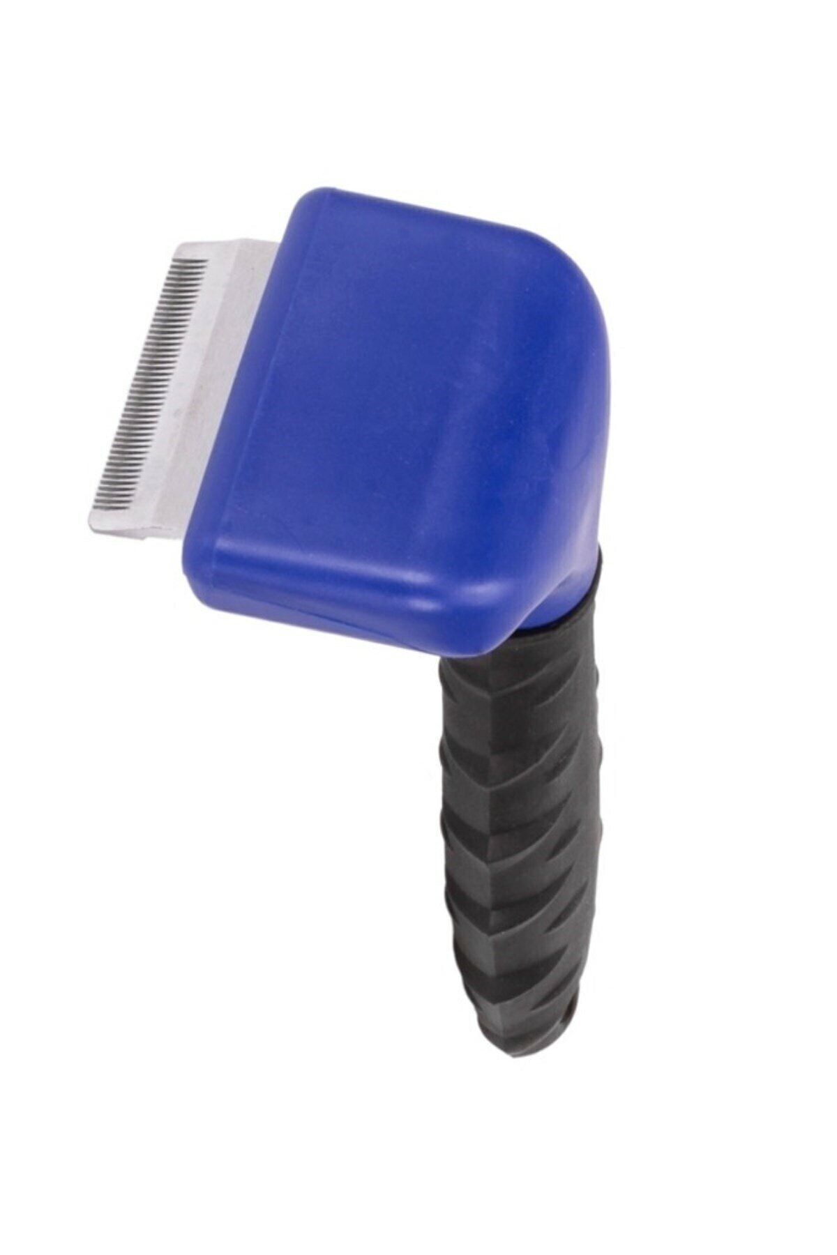 safestore Kedi Köpek Tüy Toplama Tarağı Kaşıma Aparatı 4,5 Cm Mavi