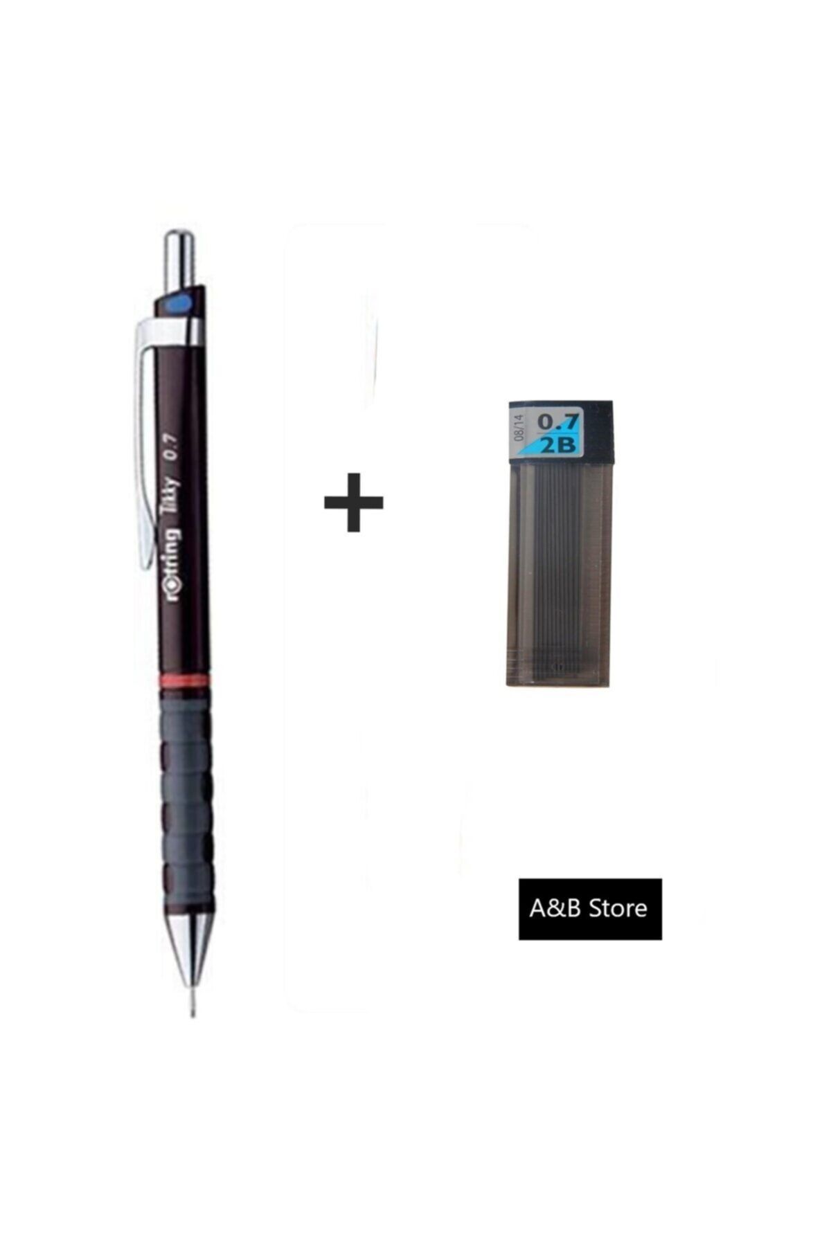 alacabey Rotring 0.7 Imza Uçlu Kurşun Versatil Kalem Ve Tombow 0.7mm Uç - Okul Seti