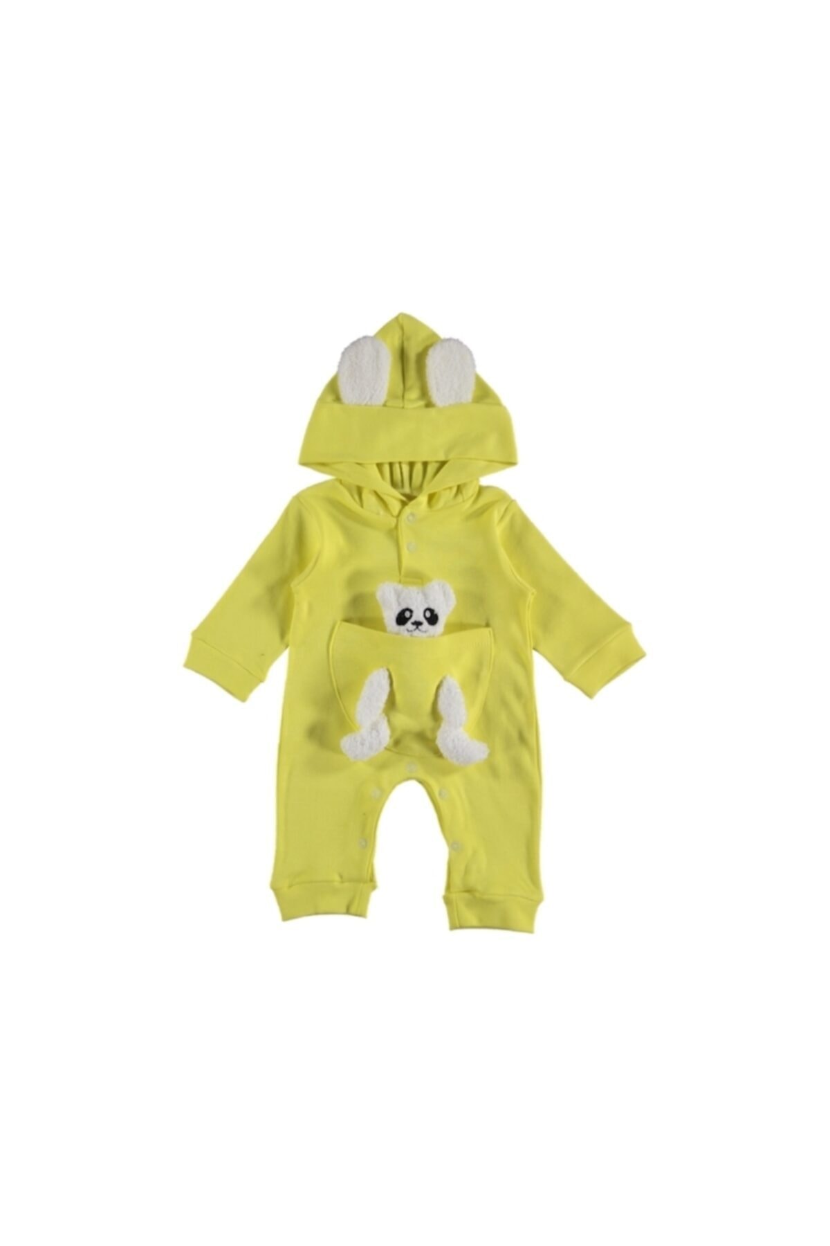 Babexi Anne Çocuk Yenidoğan Bebek Oyuncak Ayılı Tulum 6 Ay,9 Ay,12 Ay,18 Ay Erkek\