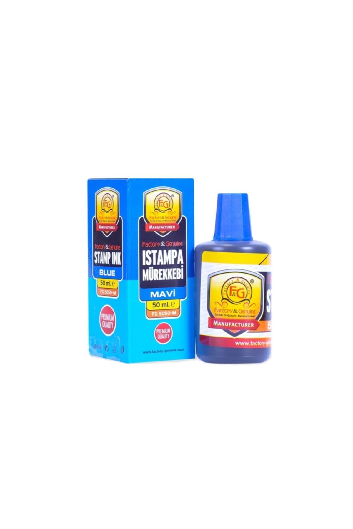 Factory Istampa Mürekkebi 50 Ml Mavi Fg 5050-m (12 Li Paket)
