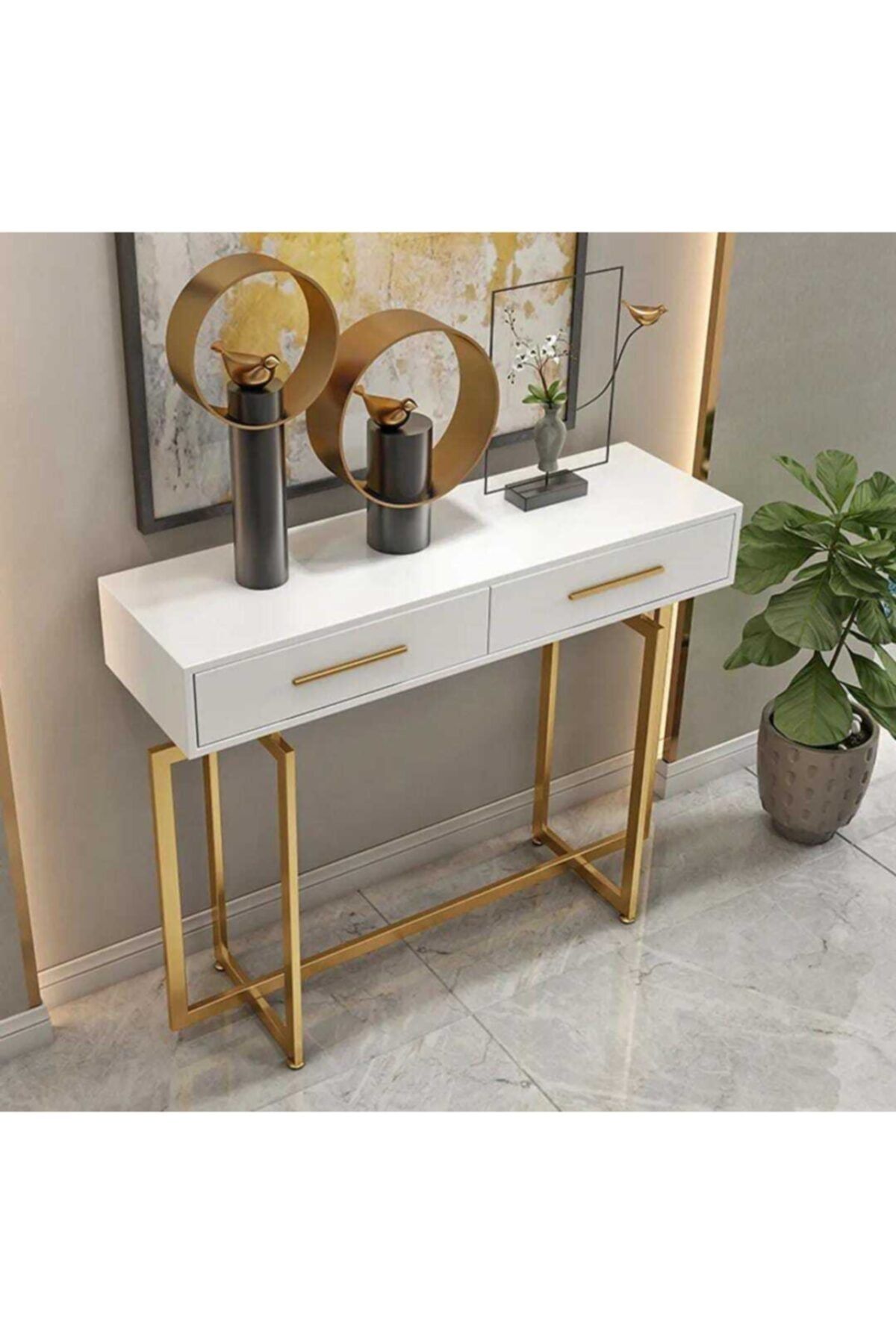 zey designer Altın Ayaklı Siyah Dresuar 33216554855