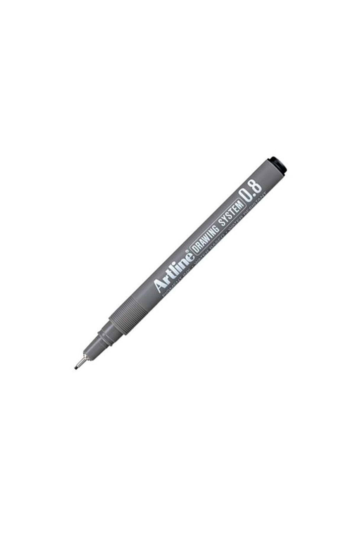 artline Teknik Çizim Kalemi Siyah 0.8