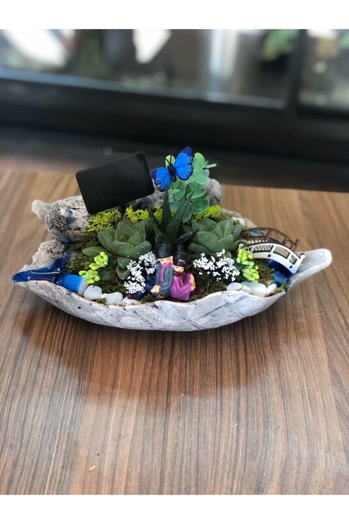 DEKORER Hediyelik Dekor (KUŞ) Sukulent