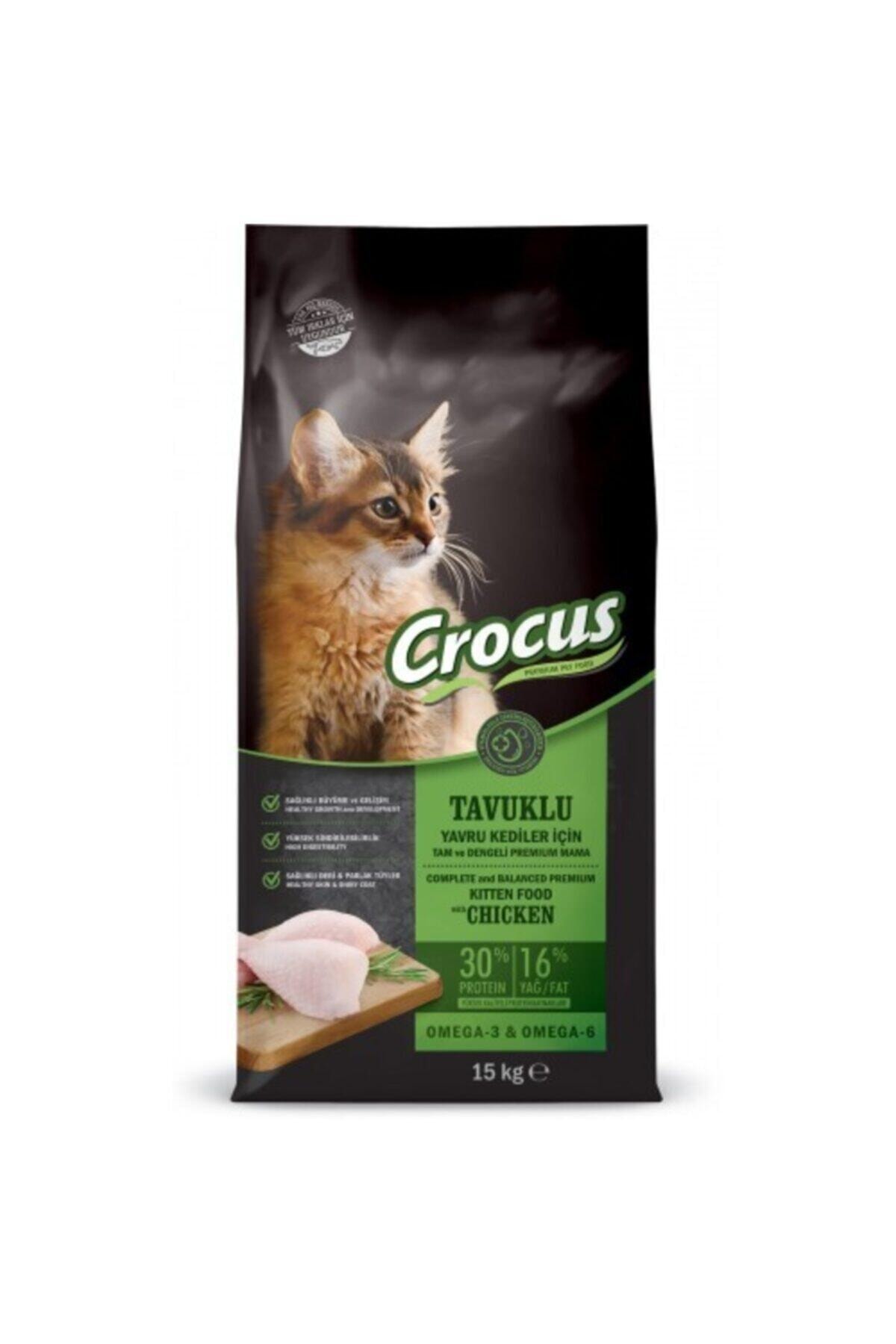 Crocus Tavuk Etli Yavru Kedi Maması 15 Kg