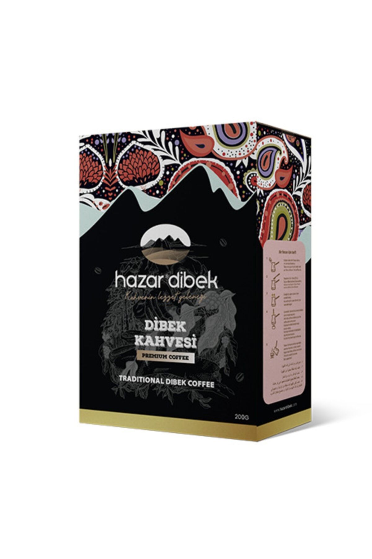 HAZAR DİBEK 3 Adet 500gr + 1 Adet 200gr Kahvesi