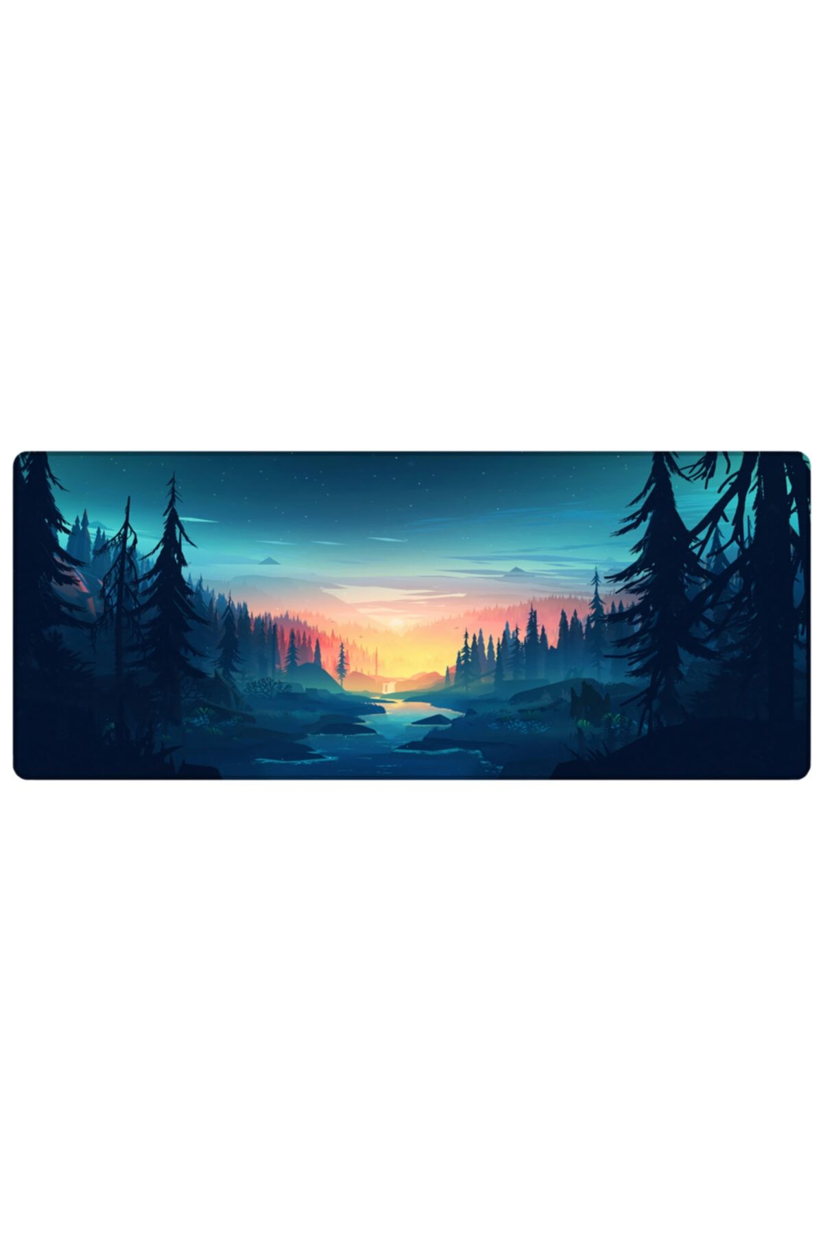 PORGE Gaming Mouse Pad 70x30 Xl Manzara Büyük Oyuncu Mousepad
