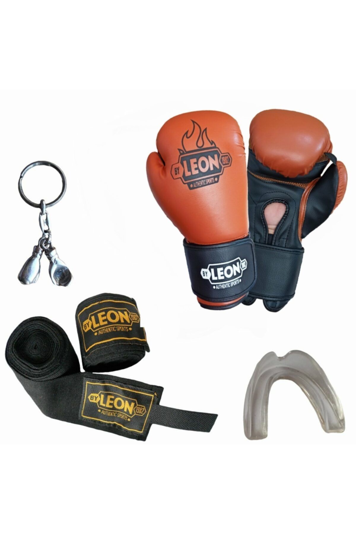 By Leon 1982 Leon Classic Kick Boks, Muay Thai Ve Boks Eldiveni Taba
