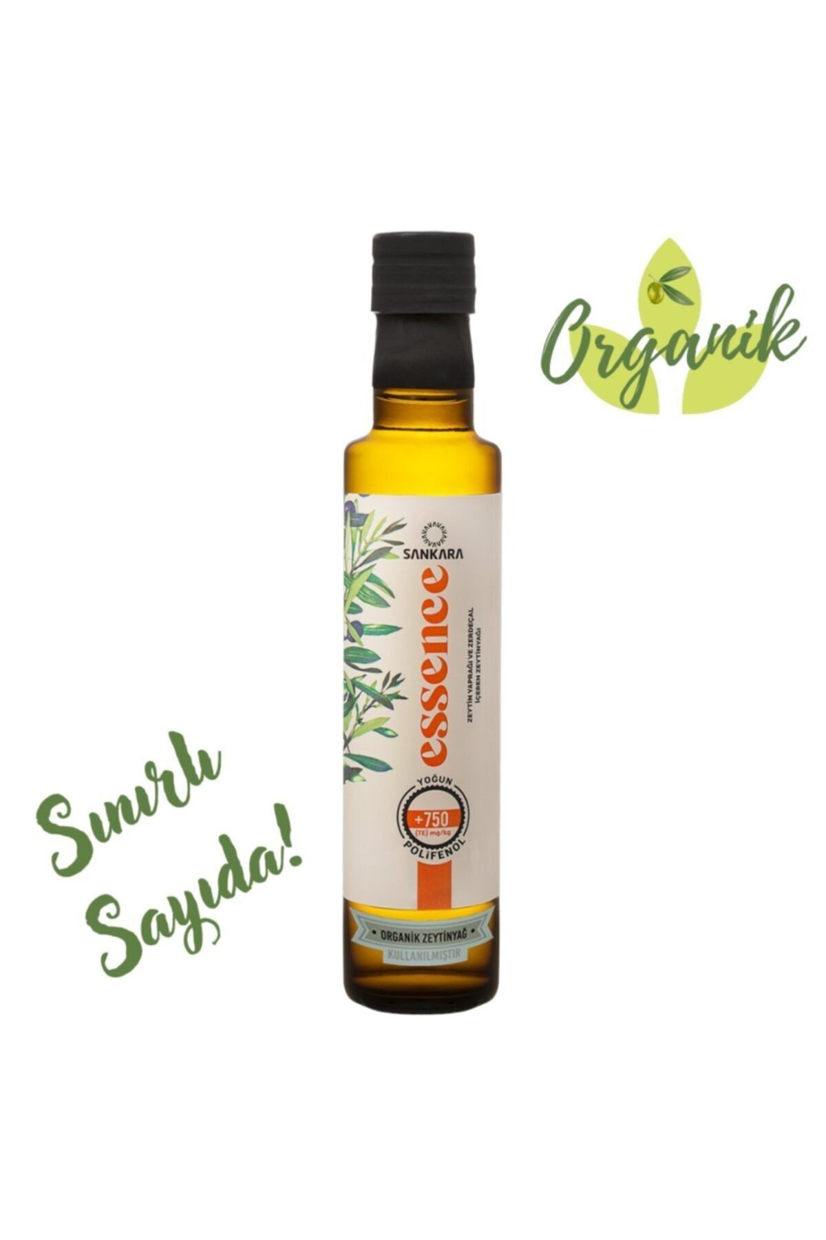 Sankara 750+ Yüksek Polifenollü Essence Organik Zeytinyağı 250ml