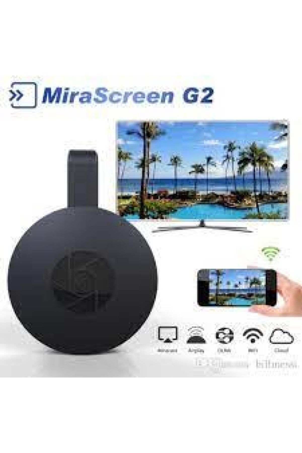 AldımGeldi Wireless Görüntü Aktarıcı G2-4 Mira Screen 1080p