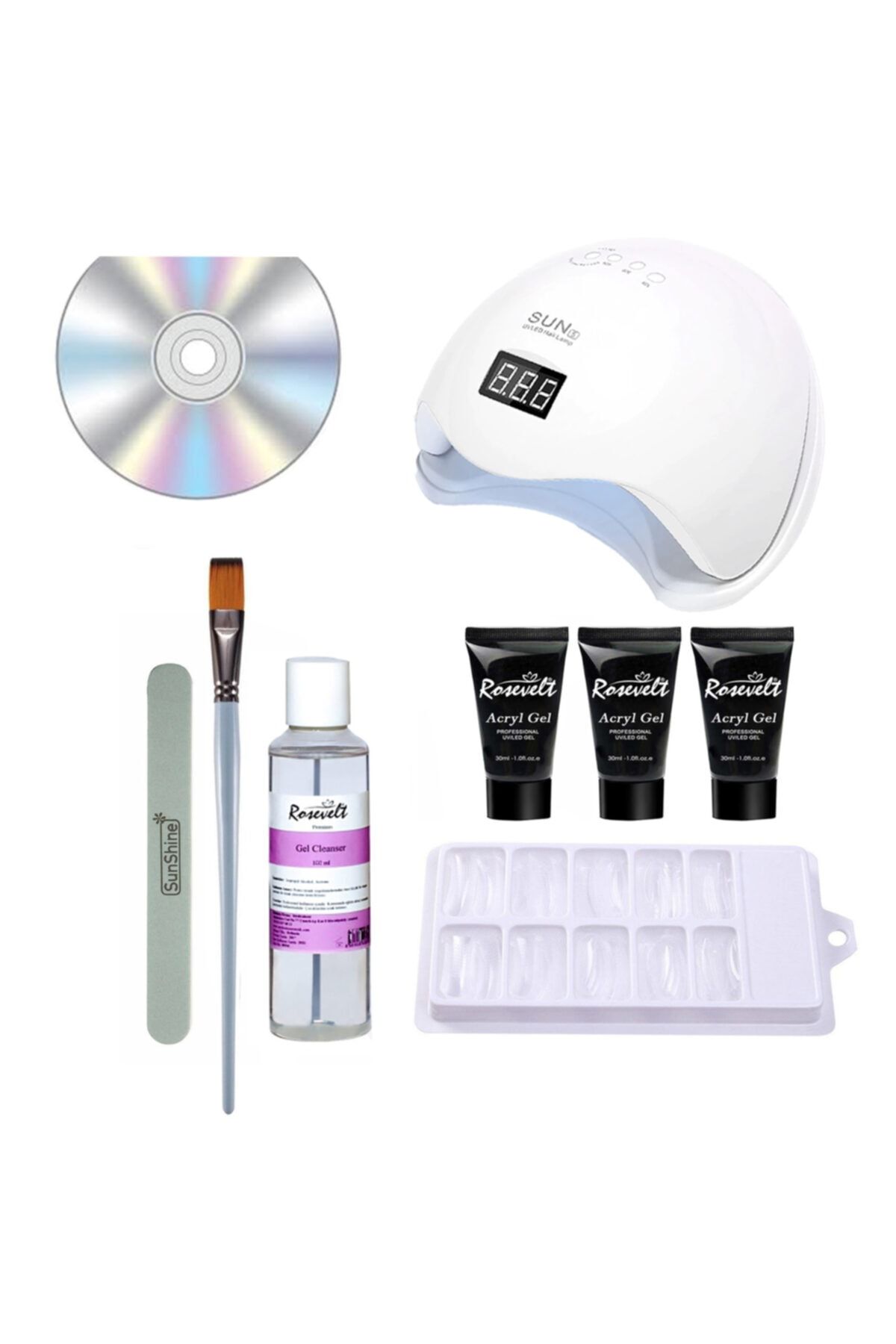 ROSEVELT Başlangıç Poly Gel Seti