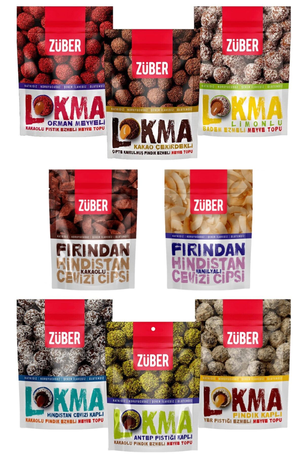 Züber Tüm Lokmalıklar - Hindistan Cevizi Cipsleri